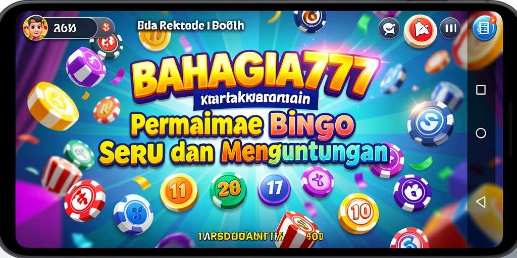 Tampilan permainan Bingo di BAHAGIA777 yang mengasyikkan dan interaktif.
