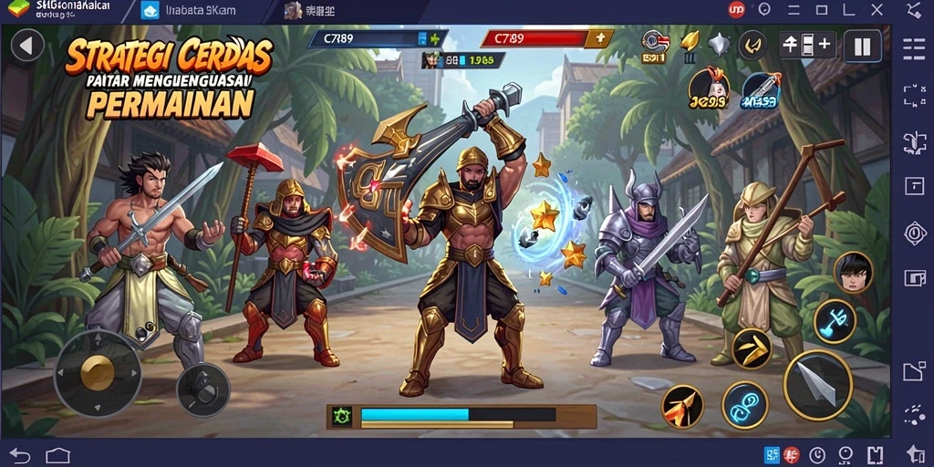 Tampilan gameplay menegangkan dari C789 yang menunjukkan pertempuran strategi.