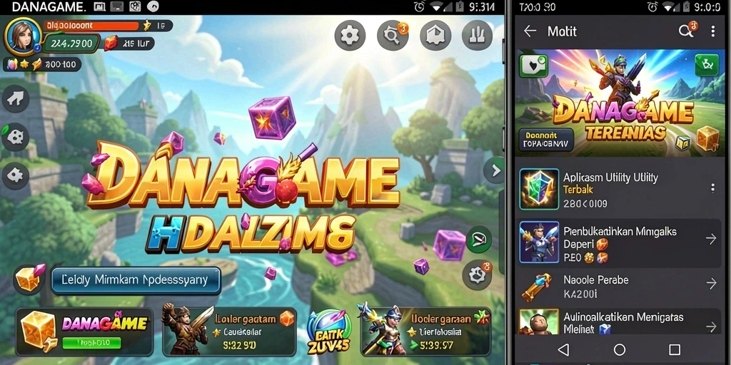 Screenshot menunjukkan antarmuka pengguna yang modern dan intuitif.