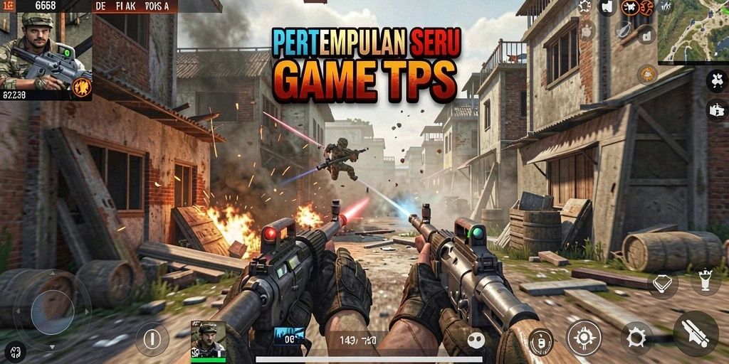 Screenshot utama G668 menampilkan aksi pertempuran yang seru dan mendebarkan.