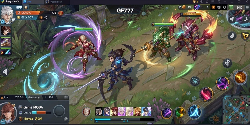Tampilan gameplay seru dan menantang di GF777.