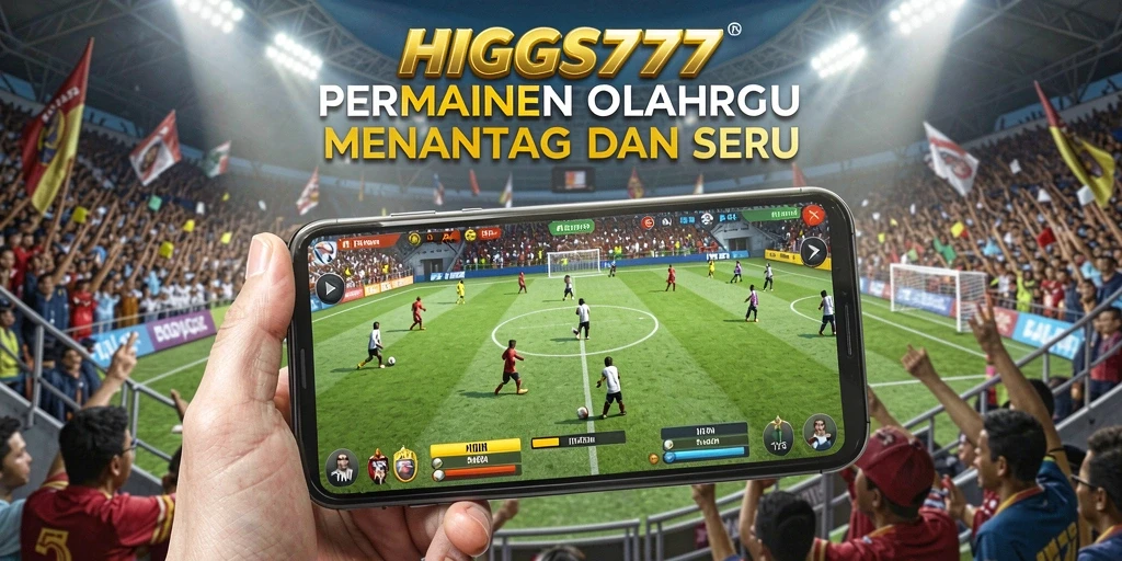Tampilan gameplay menarik HIGGS777 dengan aksi olahraga yang seru.