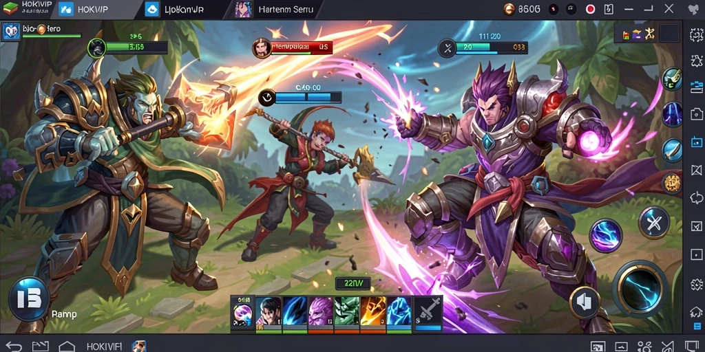 Tampilan gameplay HOKIVIP yang mendebarkan dan penuh aksi.