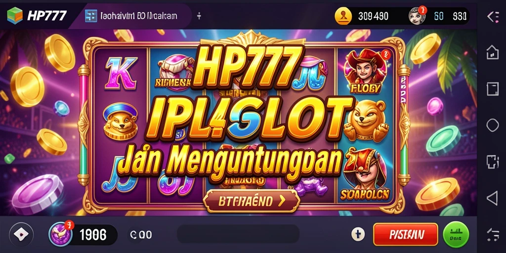 Tampilan gameplay HP777 yang menarik dan menghibur dalam permainan Slot.