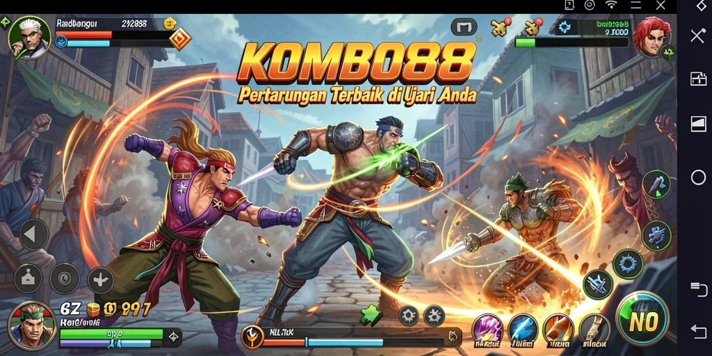 Gameplay seru dan mendebarkan di KOMBO88 dengan pertarungan hebat.