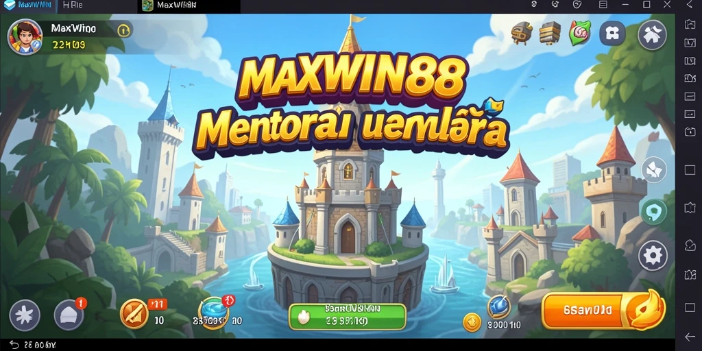Tangkapan layar gameplay Tower Defense MAXWIN88 yang seru dan mendebarkan.