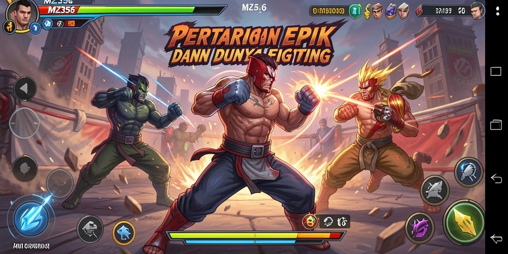 Tampilan mendebarkan dari gameplay Fighting di MZ356.