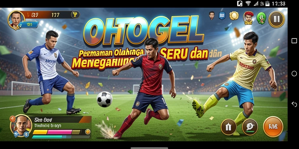Screenshot gameplay OHTOGEL menampilkan aksi seru dalam pertandingan olahraga.
