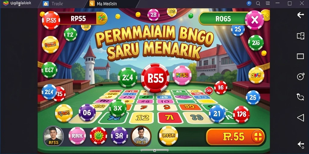 Tangkapan layar permainan Bingo dengan suasana yang seru dan interaktif.