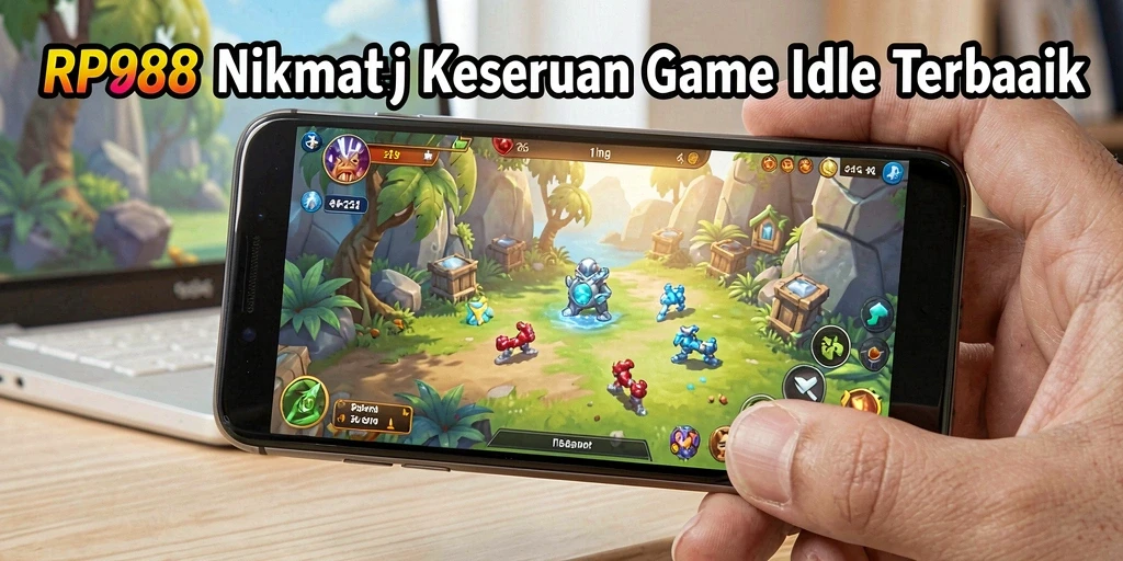 Tampilan gameplay RP888 yang menarik dengan elemen Idle yang memikat.