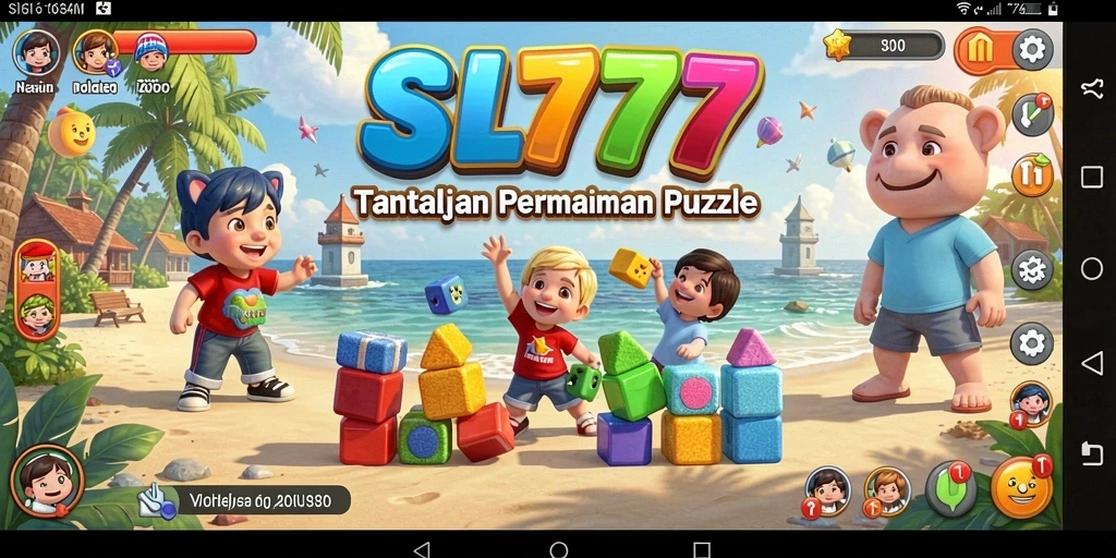 Tampilan gameplay menarik dari SL777 yang menyajikan tantangan puzzle.