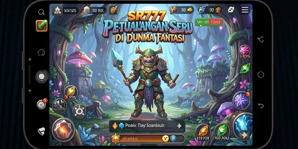 Tampilan gameplay petualangan menakjubkan di SR777 dengan grafis dramatis.