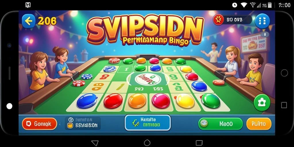 Tampilan gameplay SVIPSIDN yang seru dan penuh warna.