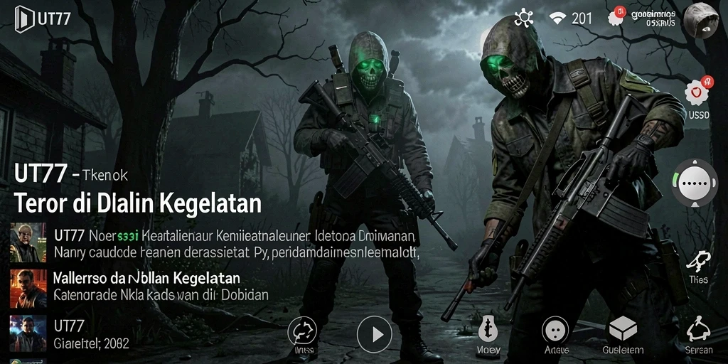 Gameplay mendebarkan yang penuh ketegangan di UT77.