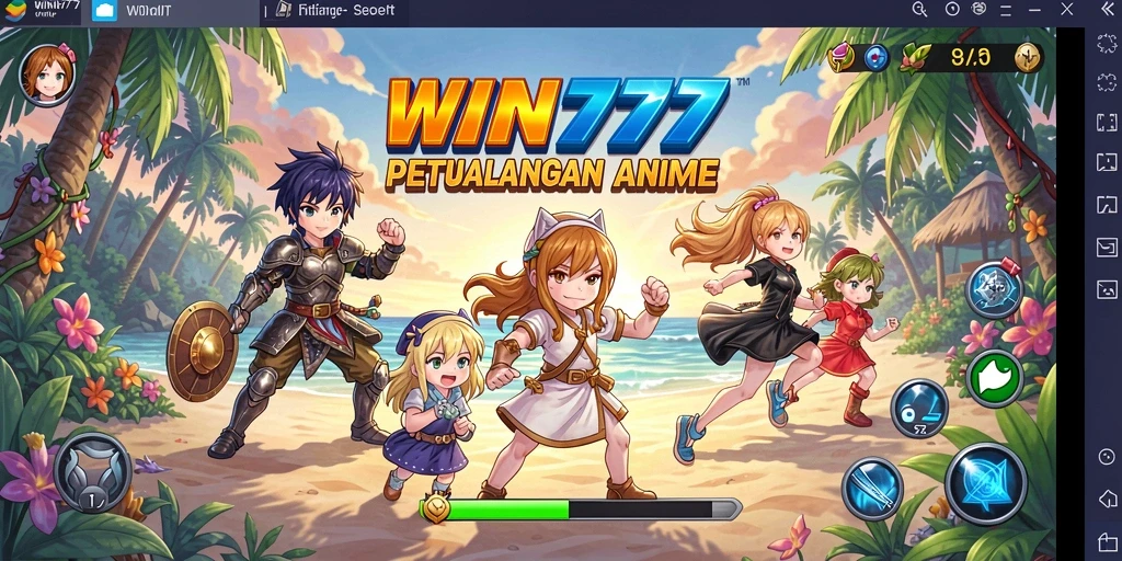 Tampilan gameplay dalam <strong>WIN777</strong> yang penuh aksi dan warna.